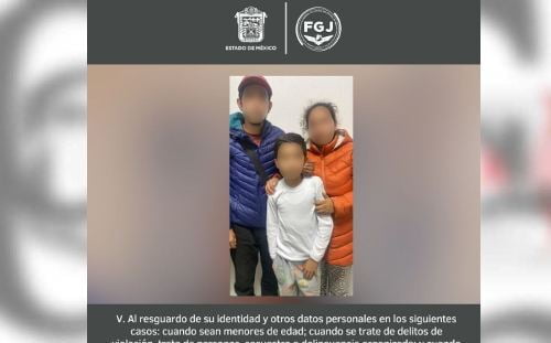 Video: Rescatan sano y salvo a niño secuestrado en Huehuetoca; hay seis detenidos